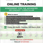 Online Assessment for Advanced Secondary  Curriculum
